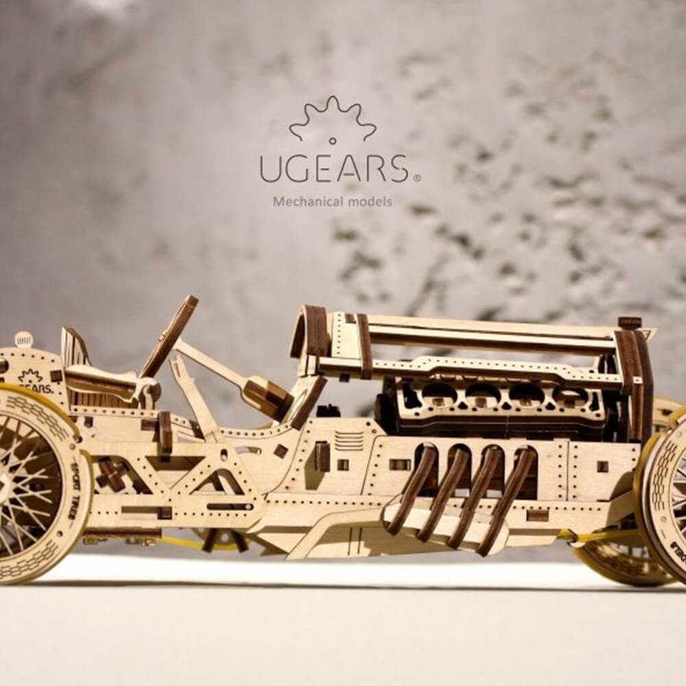 Bolide U-9 Grand Prix en Bois à Monter - Maquette Bois Ugears