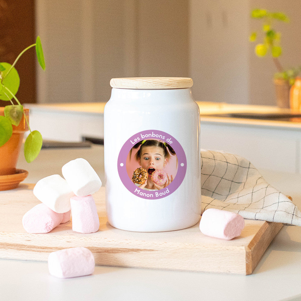 Bonbonnière Photo à Personnaliser - Boîte à gâteaux et bonbons personnalisée