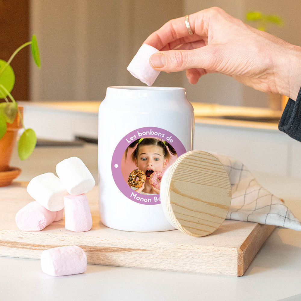 Bonbonnière Photo à Personnaliser - Boîte à gâteaux et bonbons personnalisée