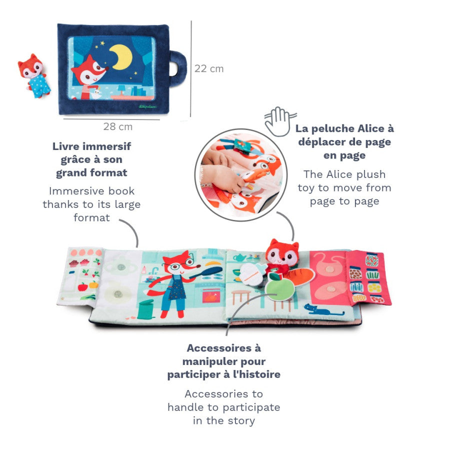 Livre d’activités Bonsoir petit renard - Lilliputiens