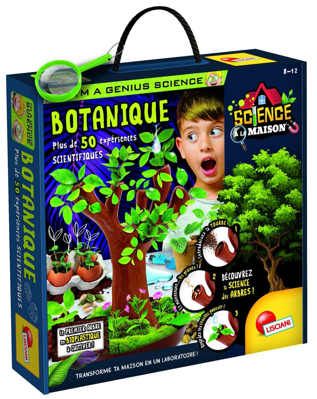 Botanique 50 expériences (arbre en bio-plastique) multicolore
