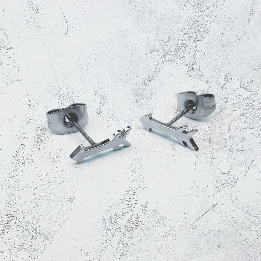 Boucles d'Oreilles Flèches Plaqué Argent - Mode