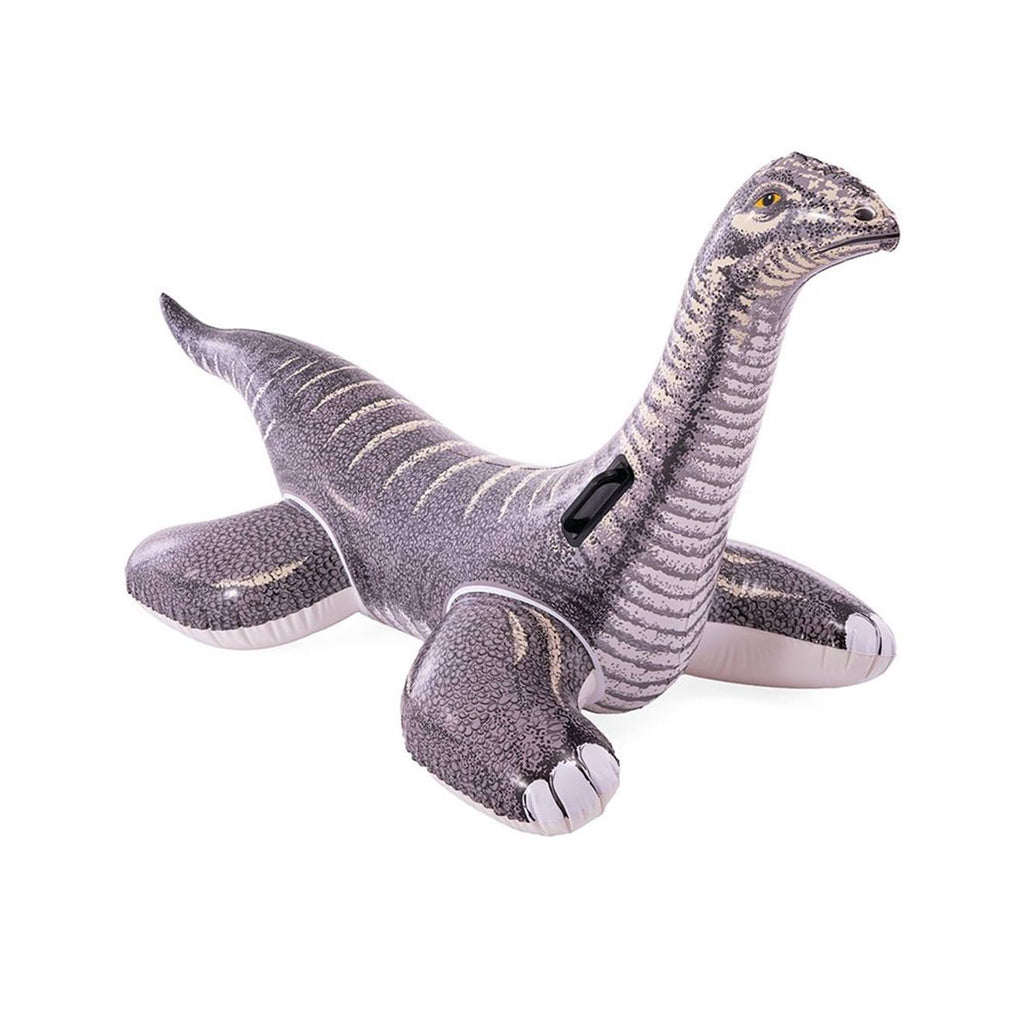 Bouée brontosaure à chevaucher gris