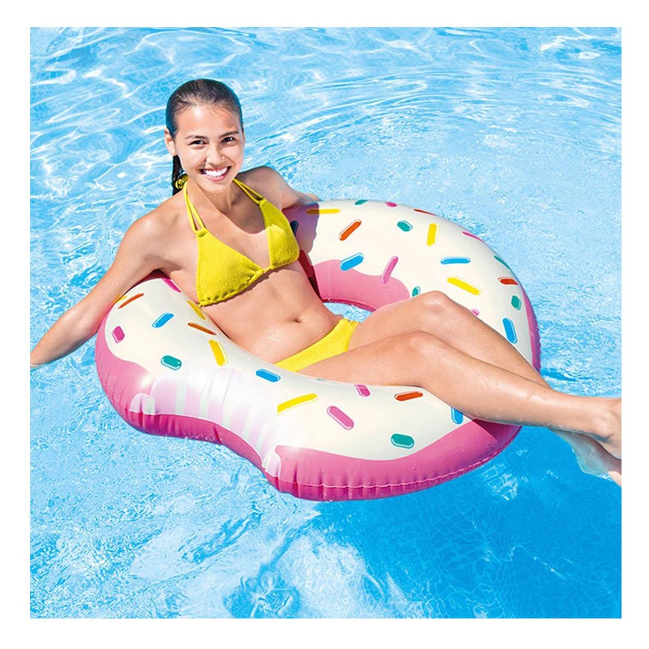 Bouée donut multicolore
