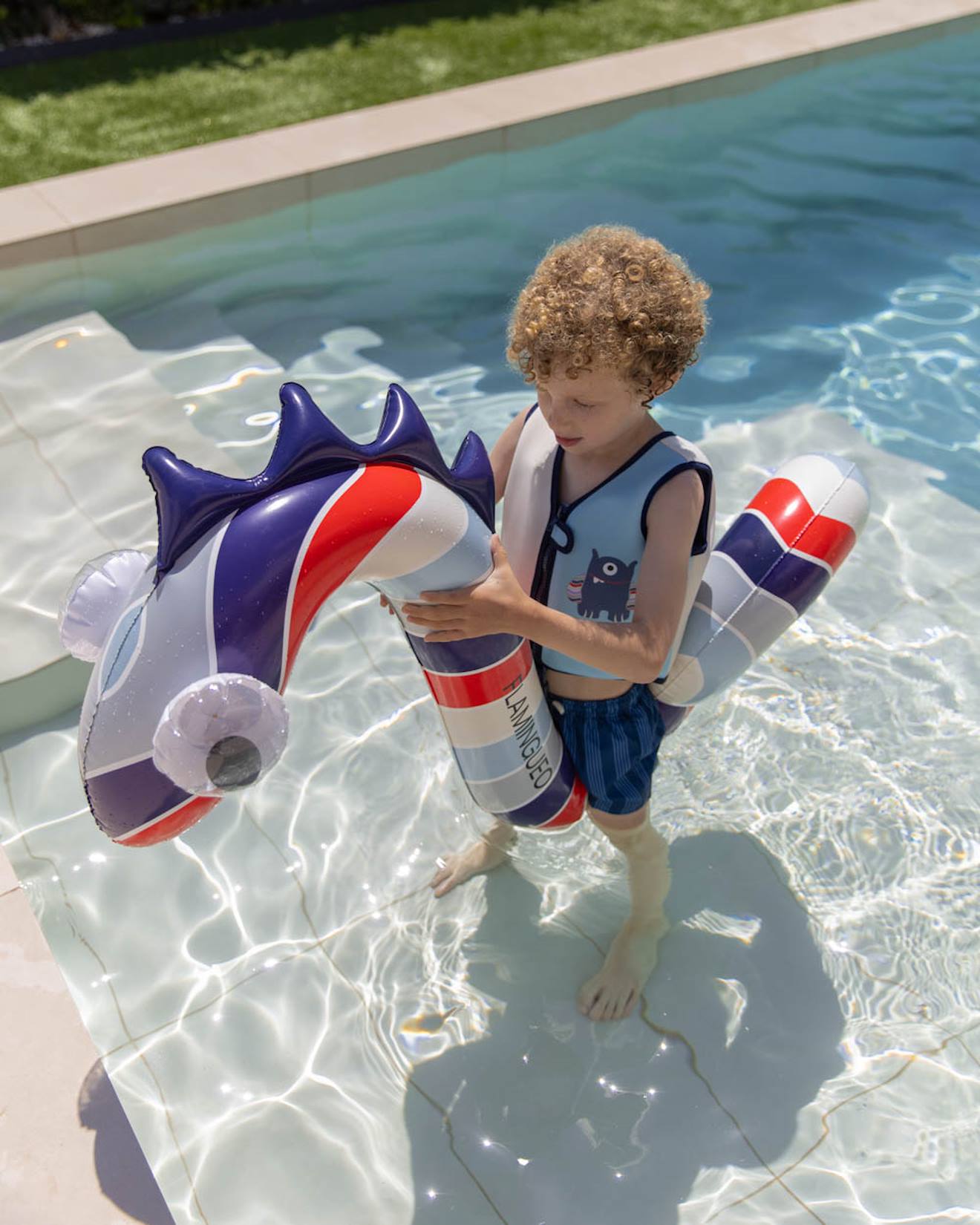 Bouée piscine enfant pvc multicolore