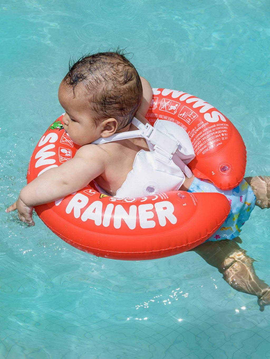 Bouée swimtrainer rouge 3 mois - 4 ans