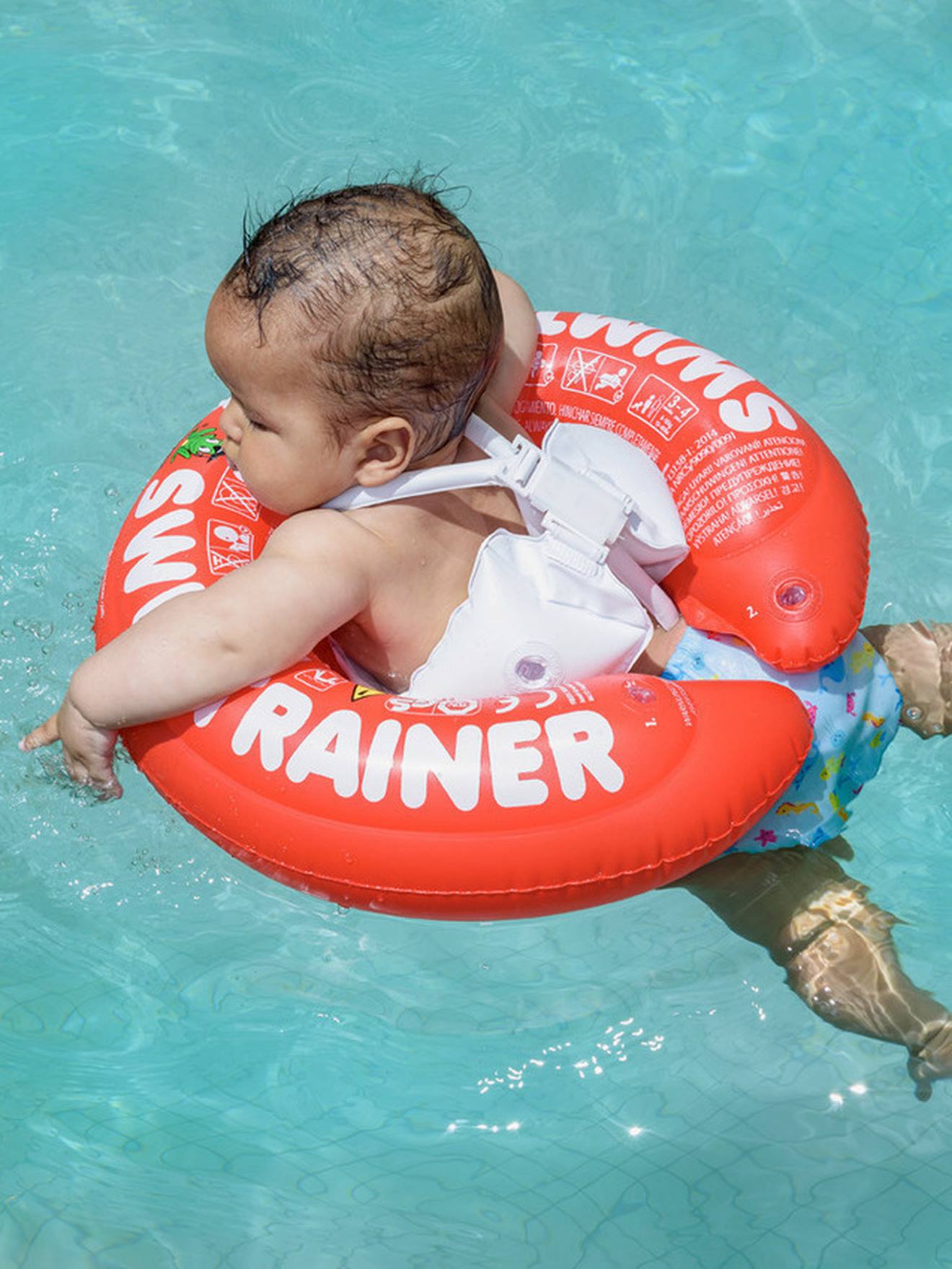 Bouée swimtrainer rouge 3 mois - 4 ans