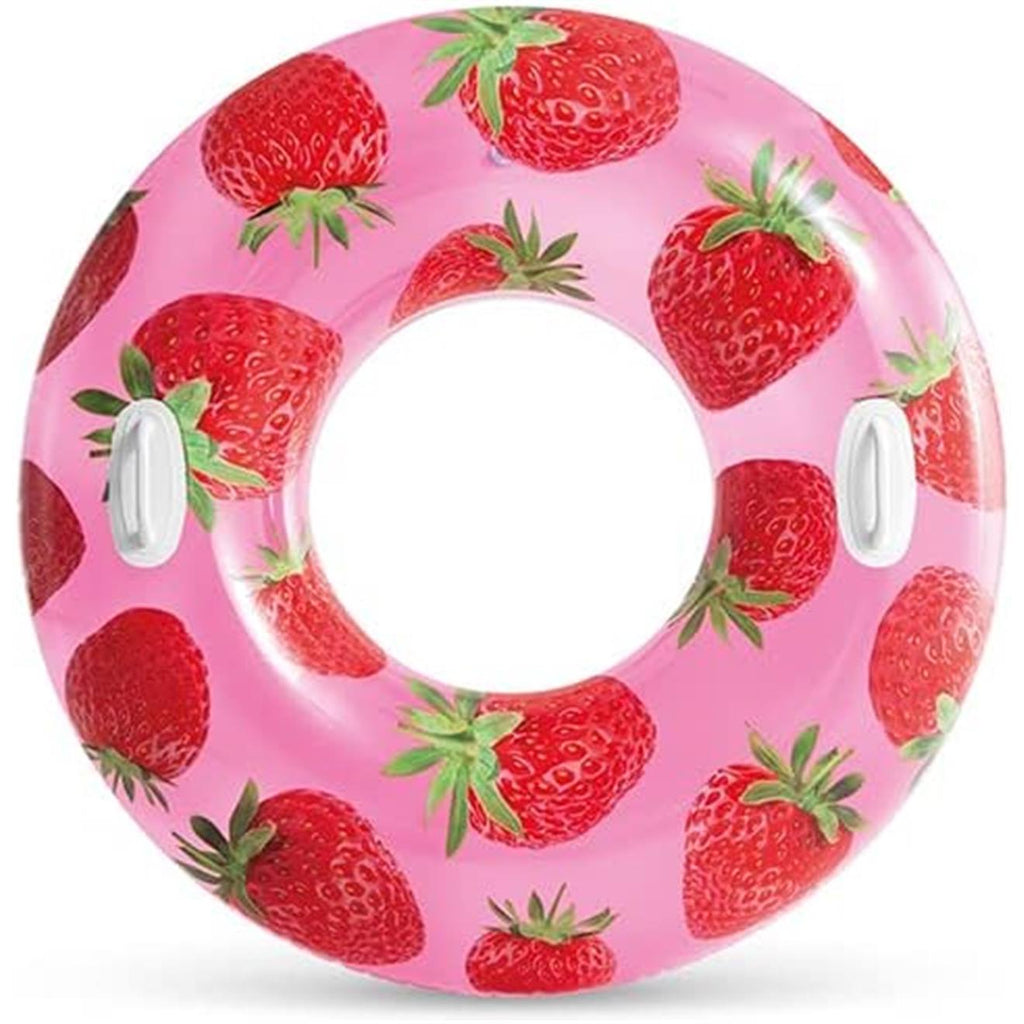 Bouée tube motif fruit multicolore