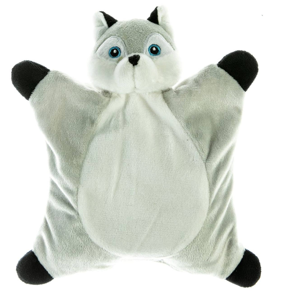 Bouillotte bébé husky gris
