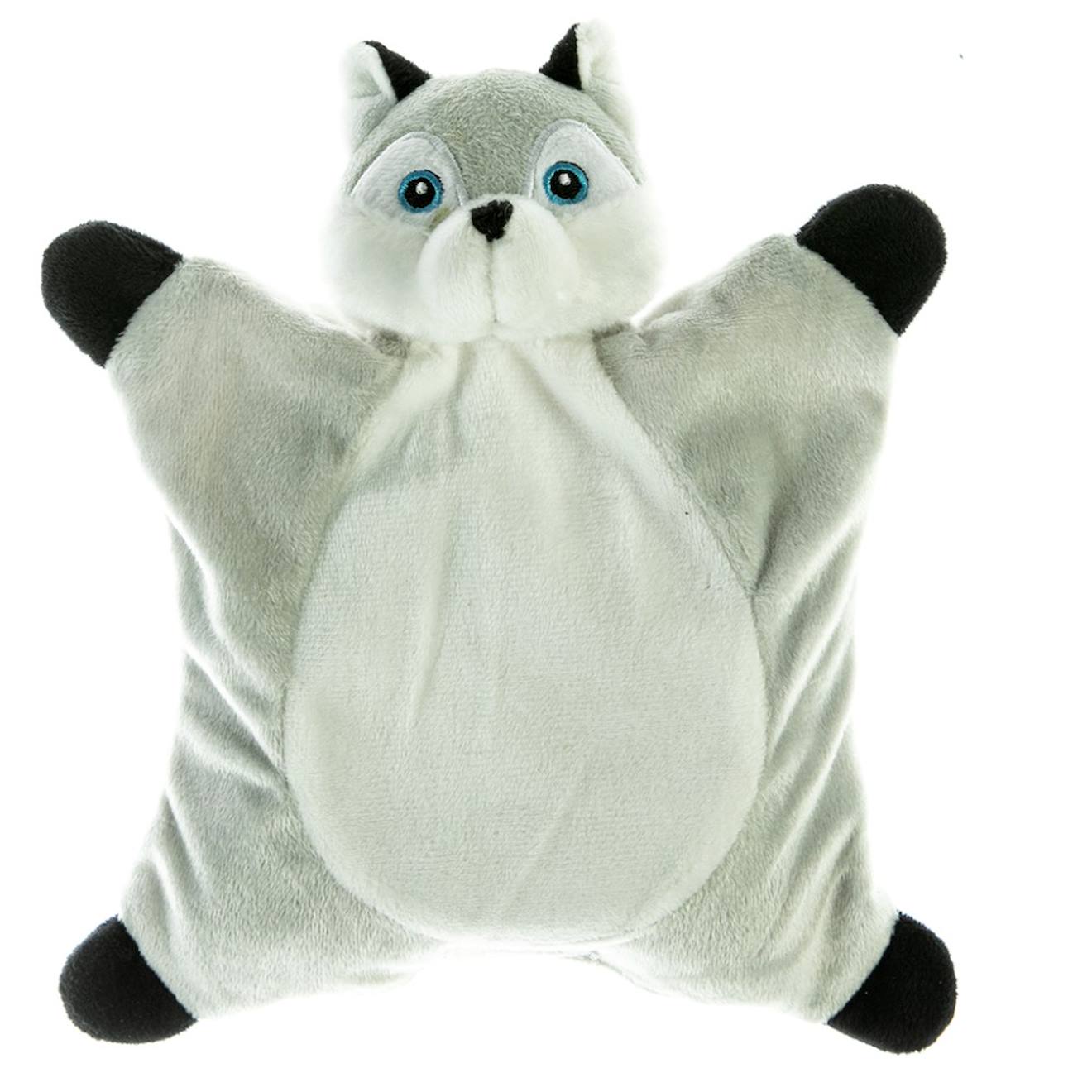 Bouillotte bébé husky gris