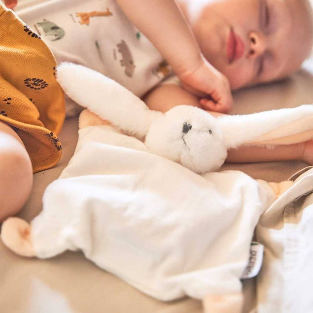 Bouillotte bébé lapin blanc