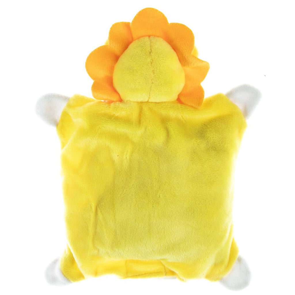 Bouillotte bébé lion jaune