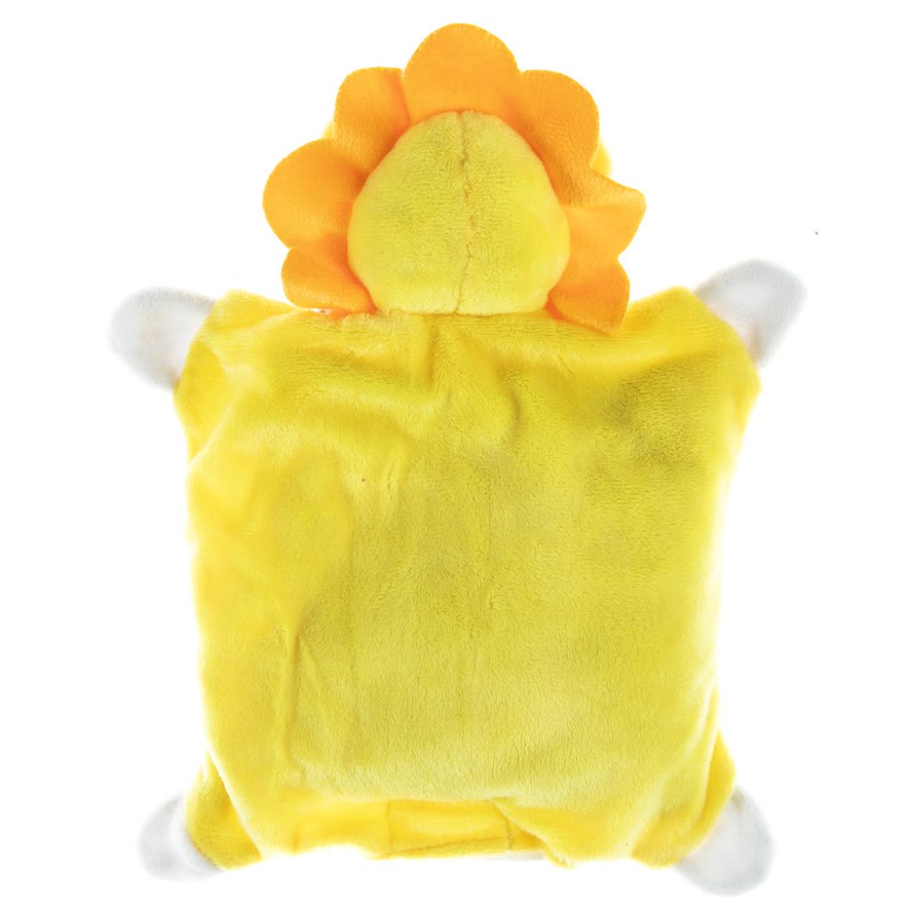 Bouillotte bébé lion jaune
