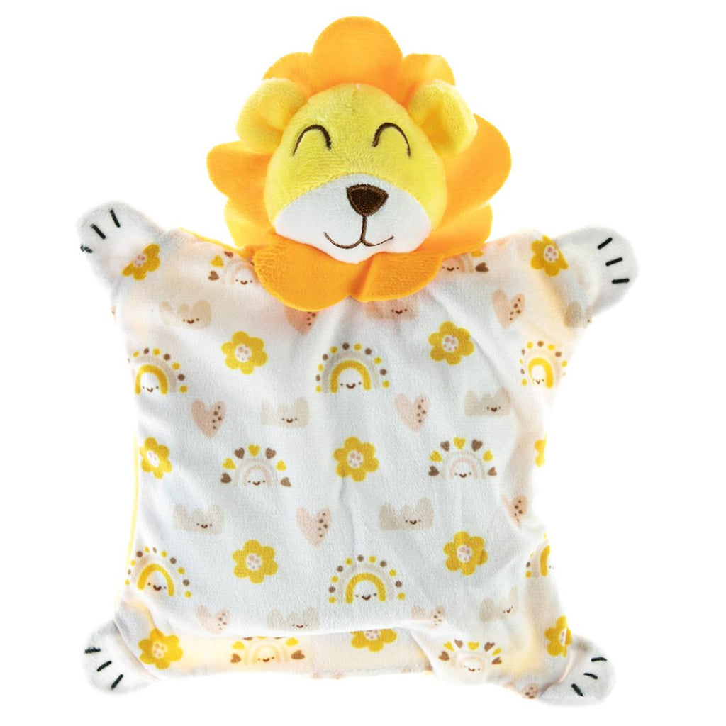 Bouillotte bébé lion jaune