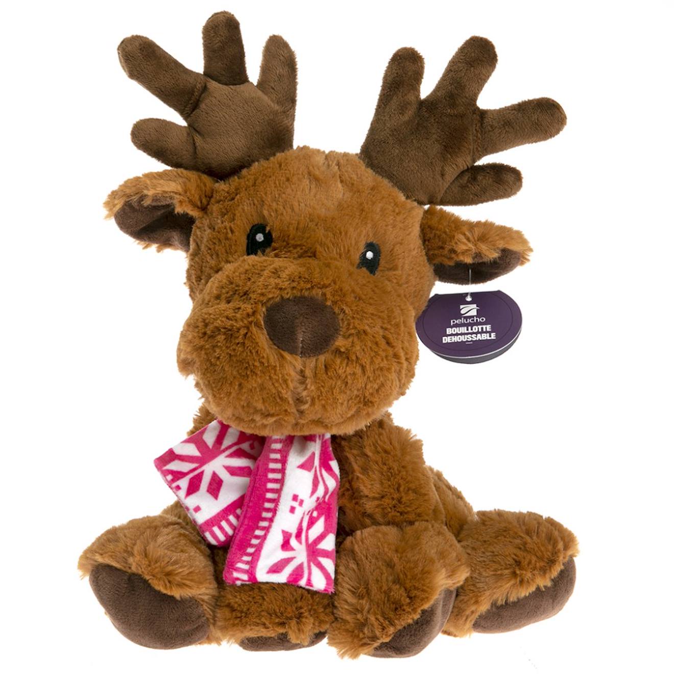 Bouillotte déhoussable elan hiver marron
