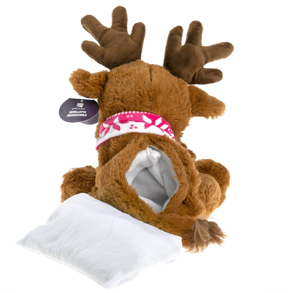 Bouillotte déhoussable elan hiver marron