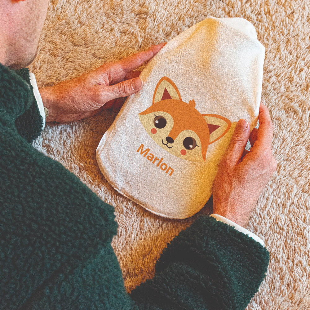 Bouillotte Enfant Renard à Personnaliser - Bouillottes Originales