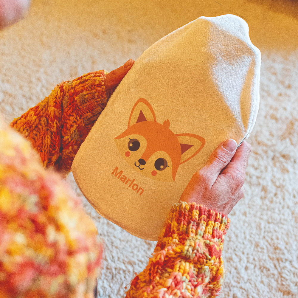 Bouillotte Enfant Renard à Personnaliser - Bouillottes Originales
