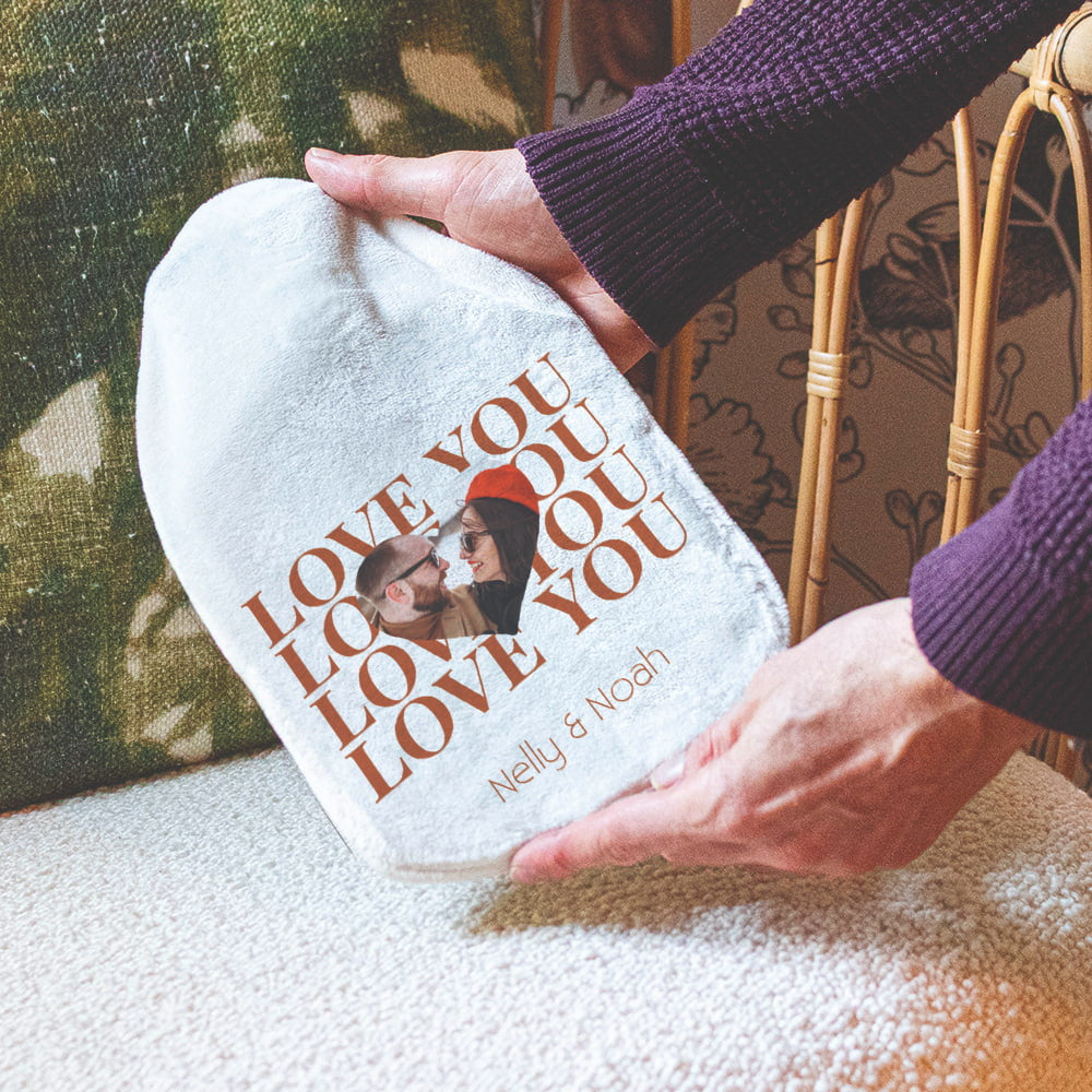 Bouillotte Love You à Personnaliser - Bouillottes Originales