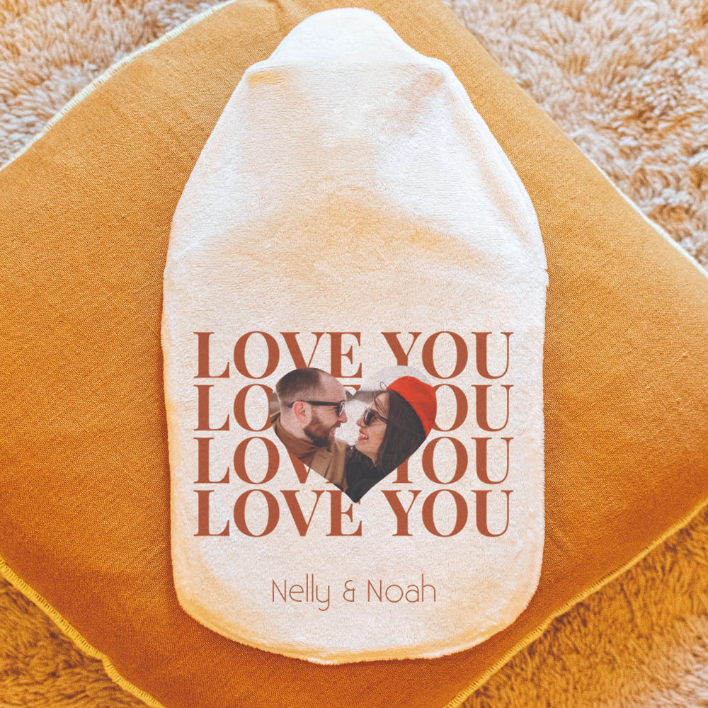 Bouillotte Love You à Personnaliser - Bouillottes Originales