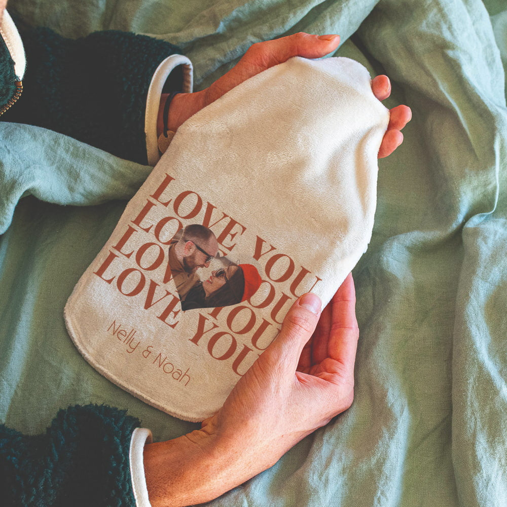 Bouillotte Love You à Personnaliser - Bouillottes Originales