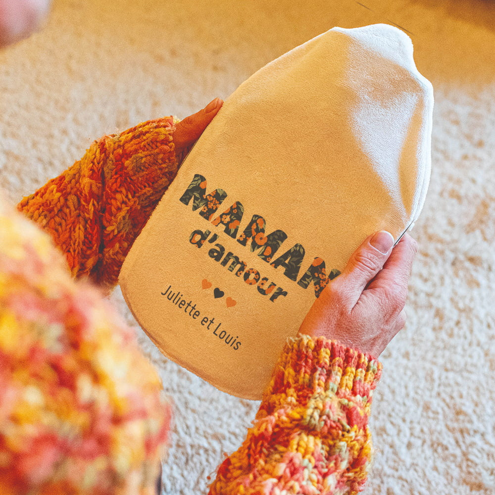 Bouillotte Maman d'Amour à Personnaliser - Bouillottes Originales
