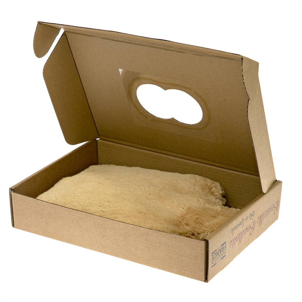 Bouillotte micro-ondes caramel marron