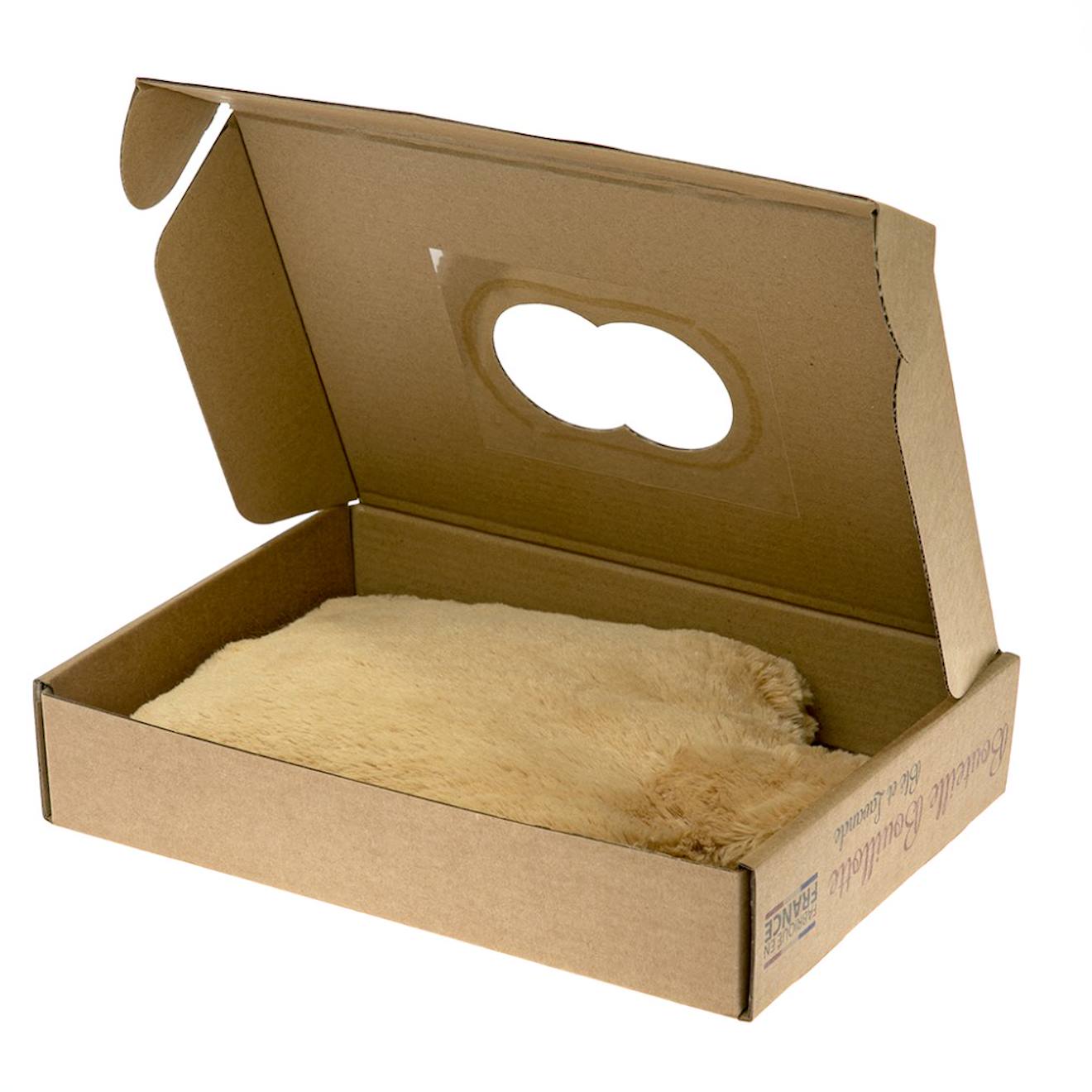 Bouillotte micro-ondes caramel marron
