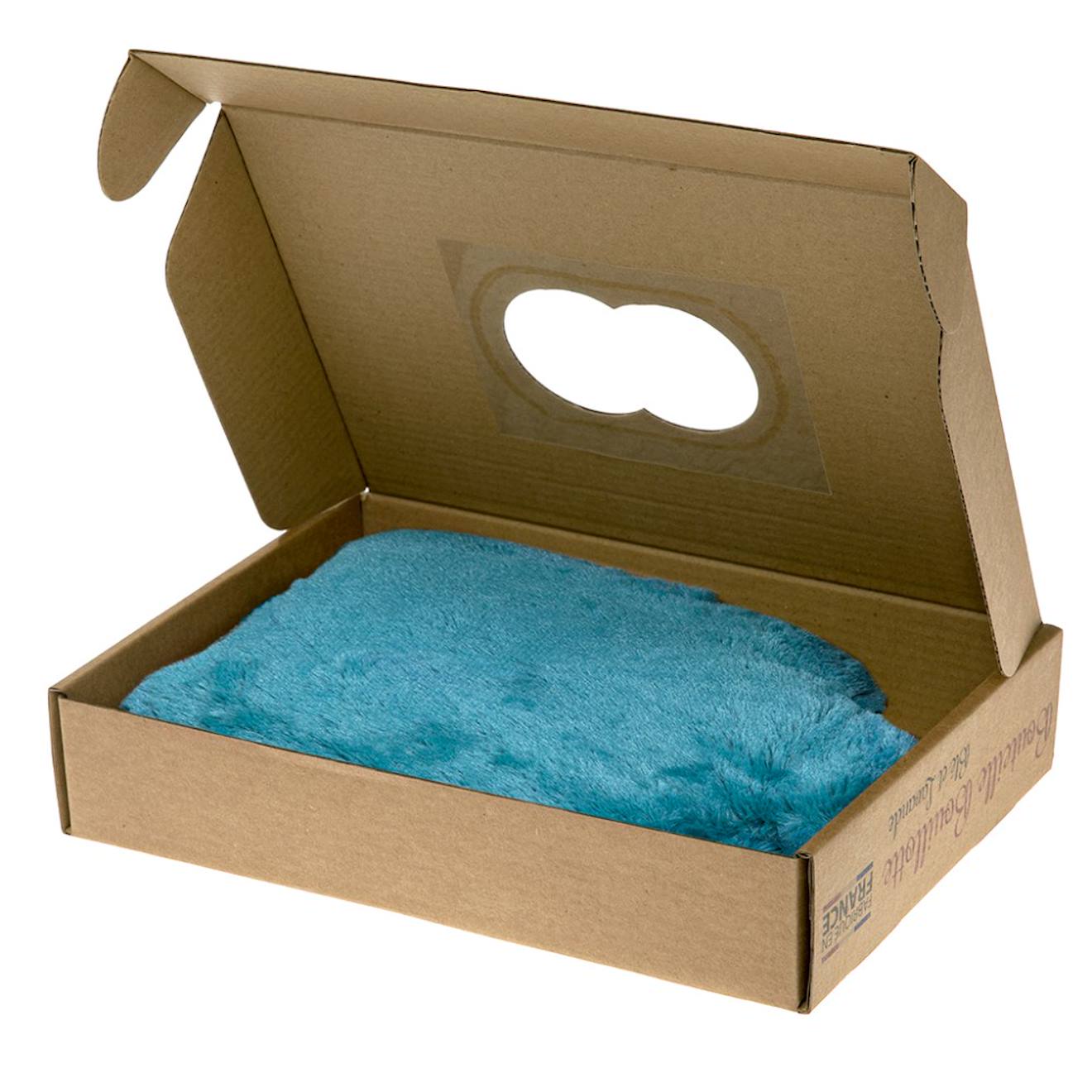 Bouillotte micro-ondes celeste bleu
