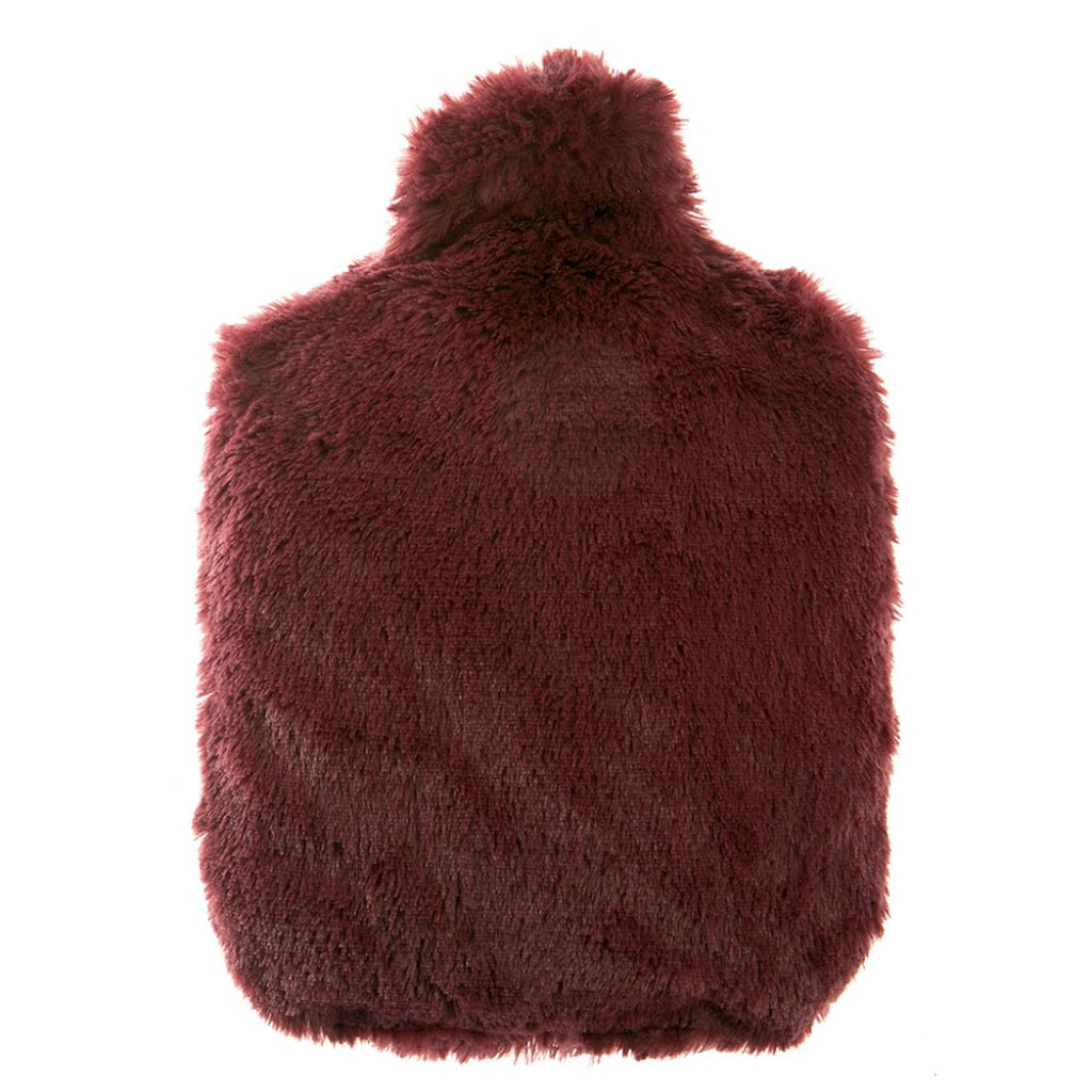 Bouillotte micro-ondes prune bordeaux