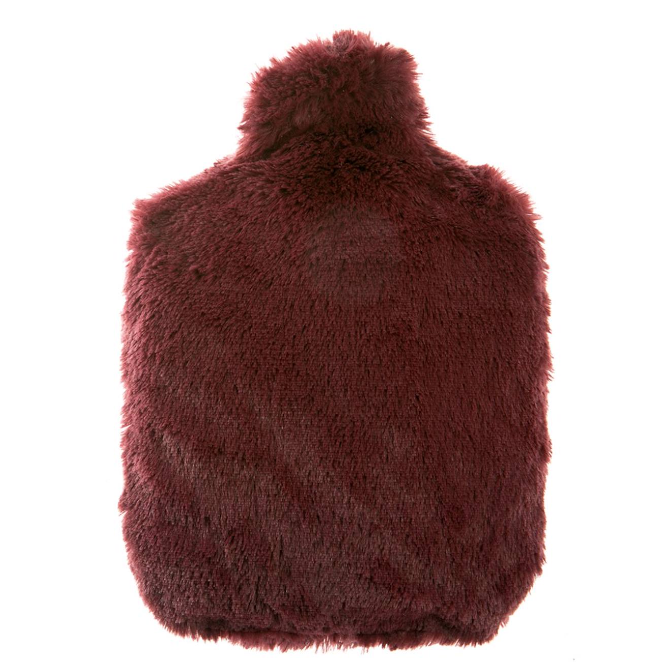Bouillotte micro-ondes prune bordeaux