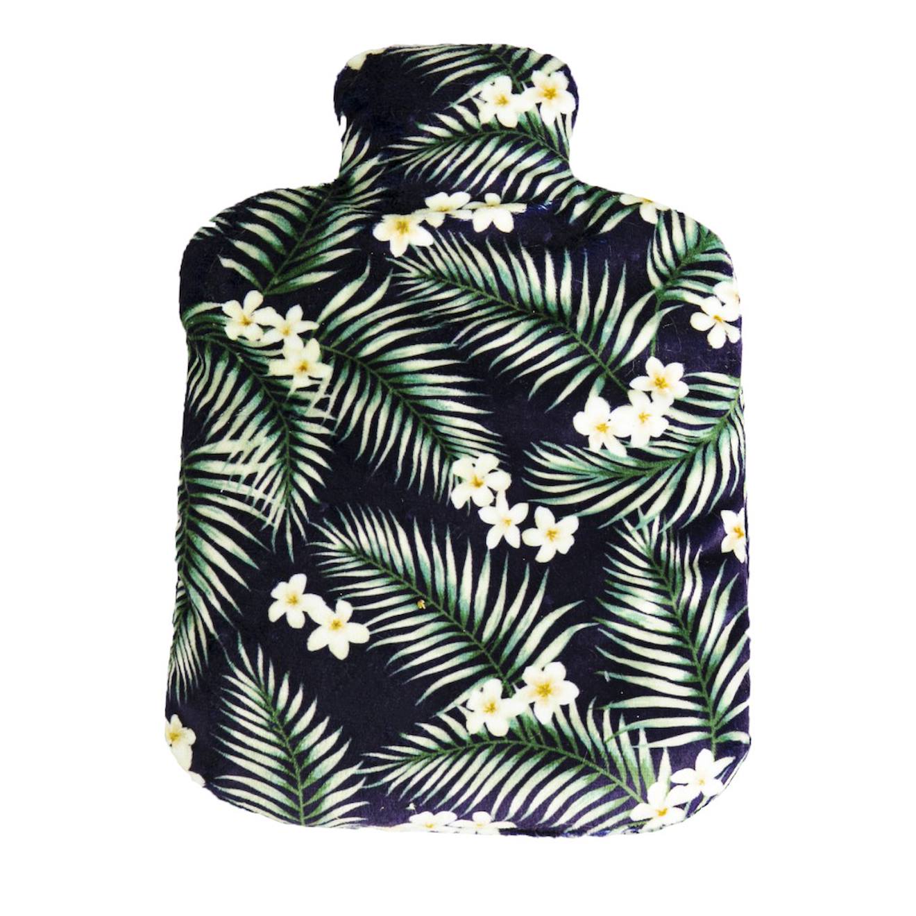 Bouillotte micro-ondes tropical noir multicolore