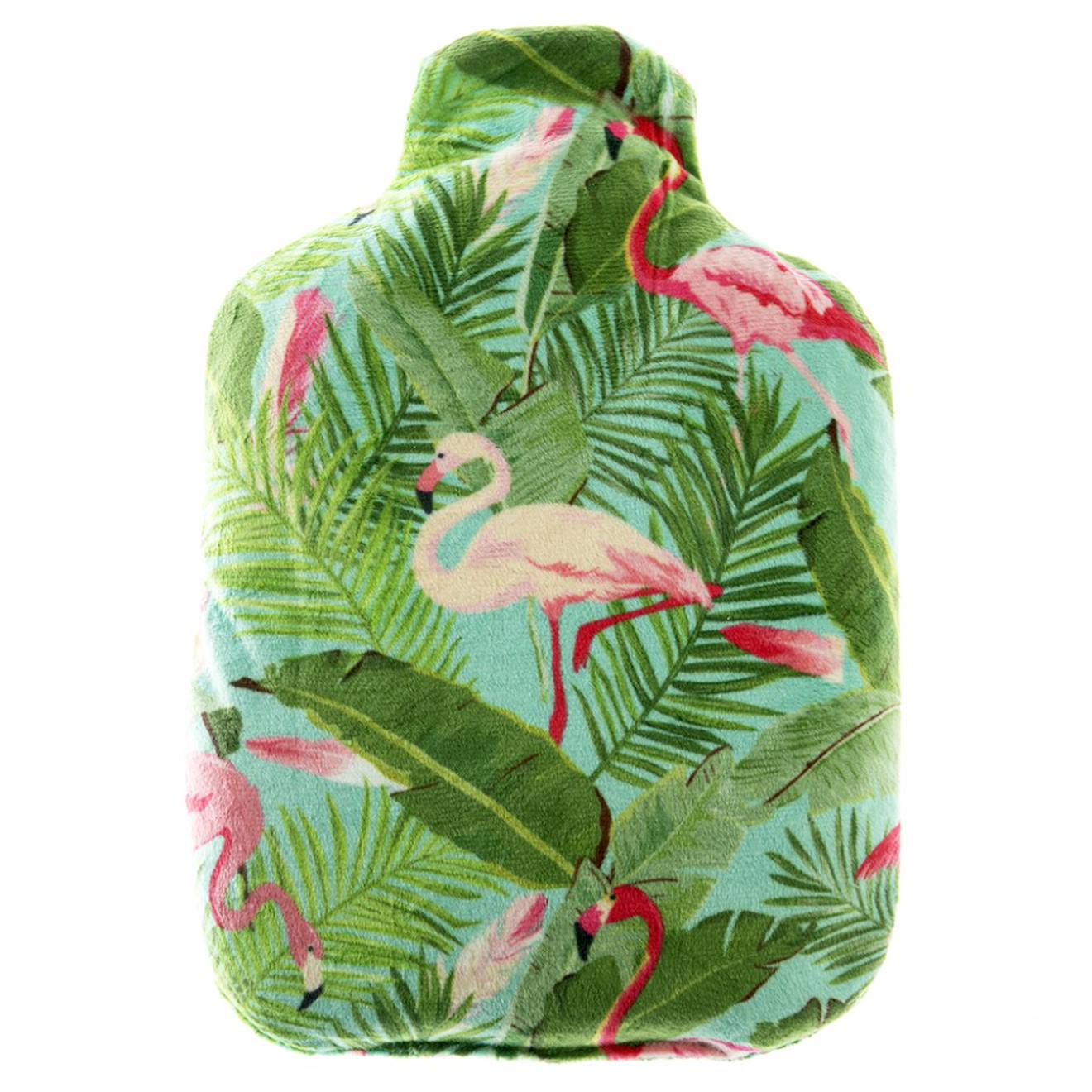 Bouillotte micro-ondes tropical vert