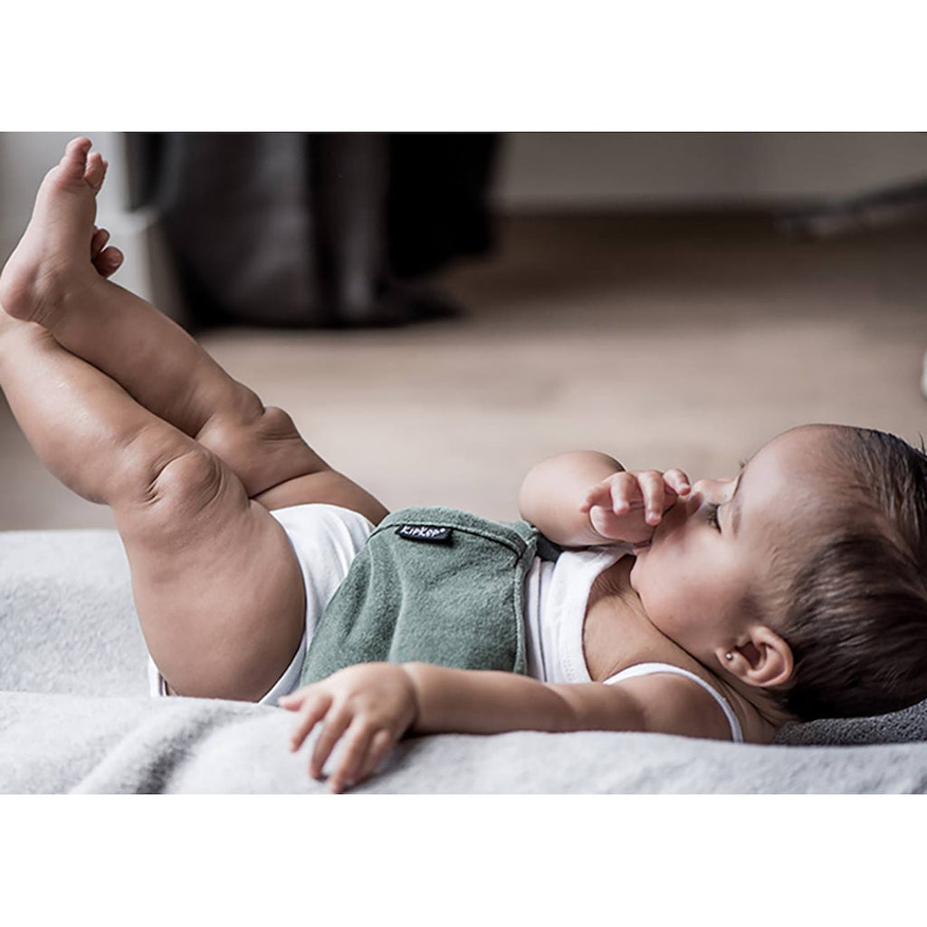 Bouillotte sèche déhoussable aux graines de lin - calming green vert