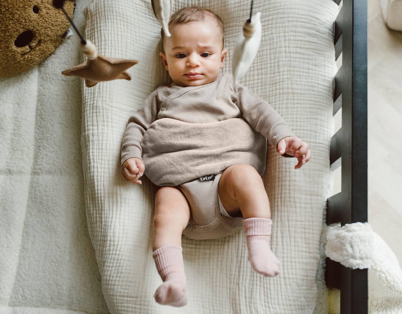 Bouillotte sèche déhoussable aux graines de lin - cookie beige
