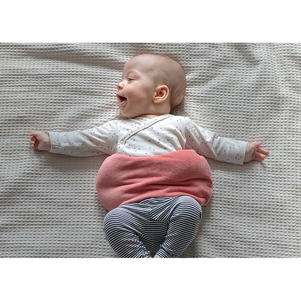 Bouillotte sèche déhoussable aux graines de lin - dusty clay rouge