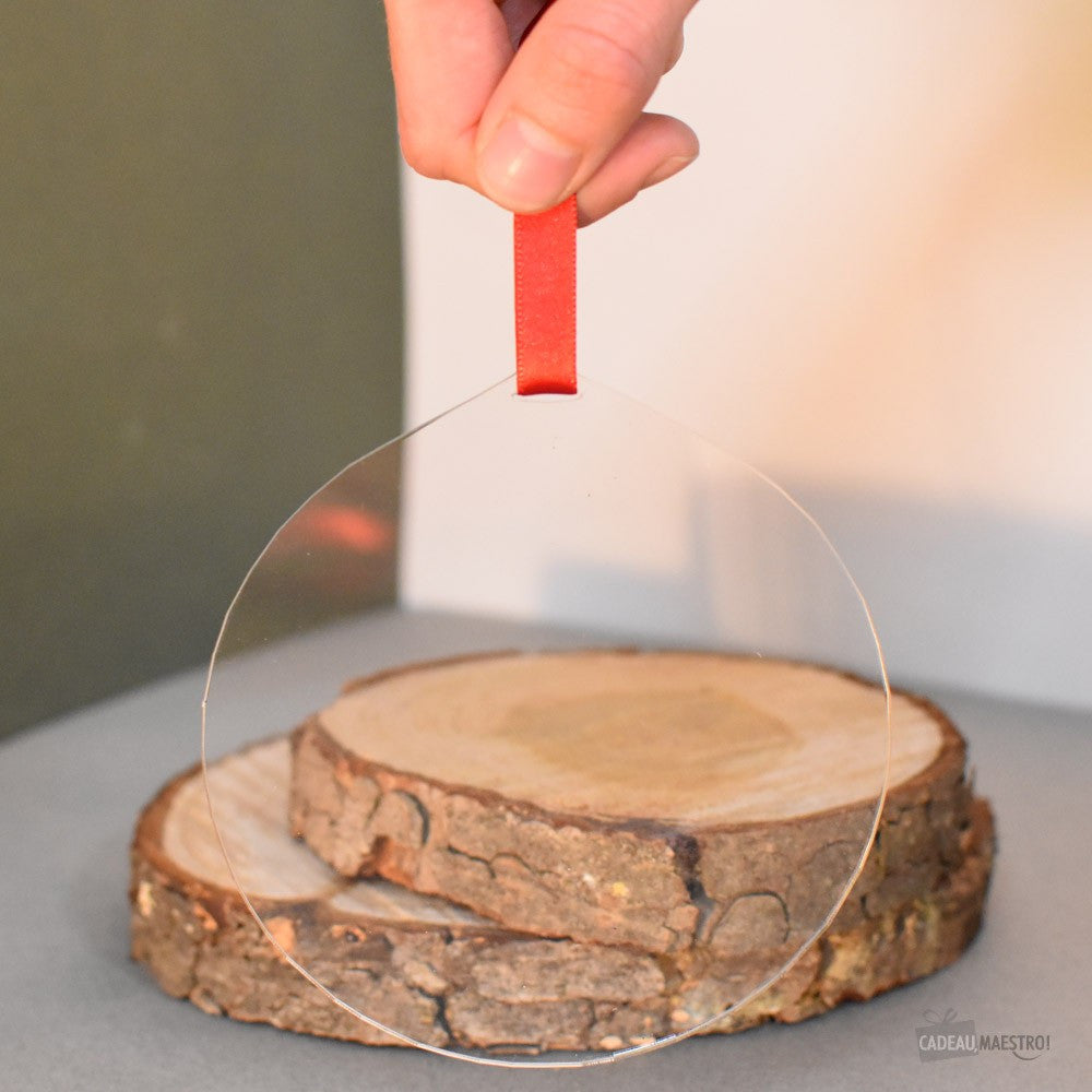 Boule de Noël à Suspendre - Boule de Noël Personnalisée CadoMaestro