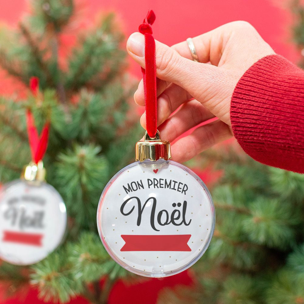 Boule de Noël Personnalisée à Faire Soi-Même - Boule de Noël Personnalisée