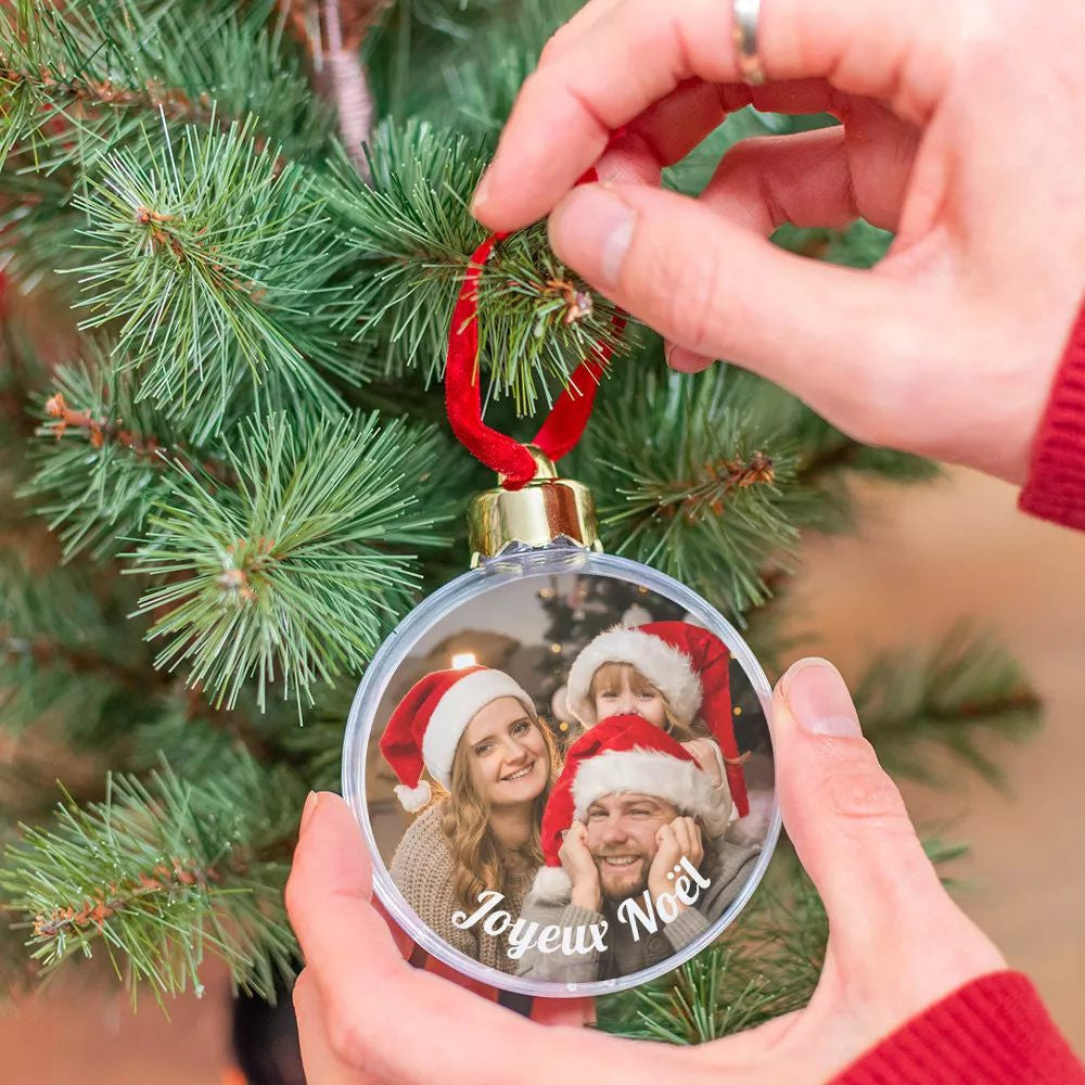 Boule de Noël Personnalisée à Faire Soi-Même - Boule de Noël Personnalisée