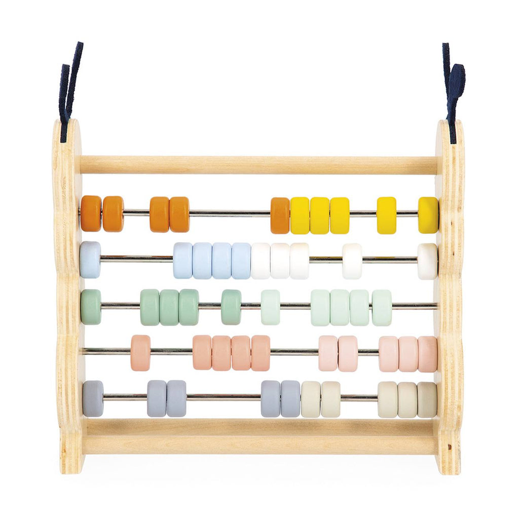 Boulier en bois FSC chenille multicolore