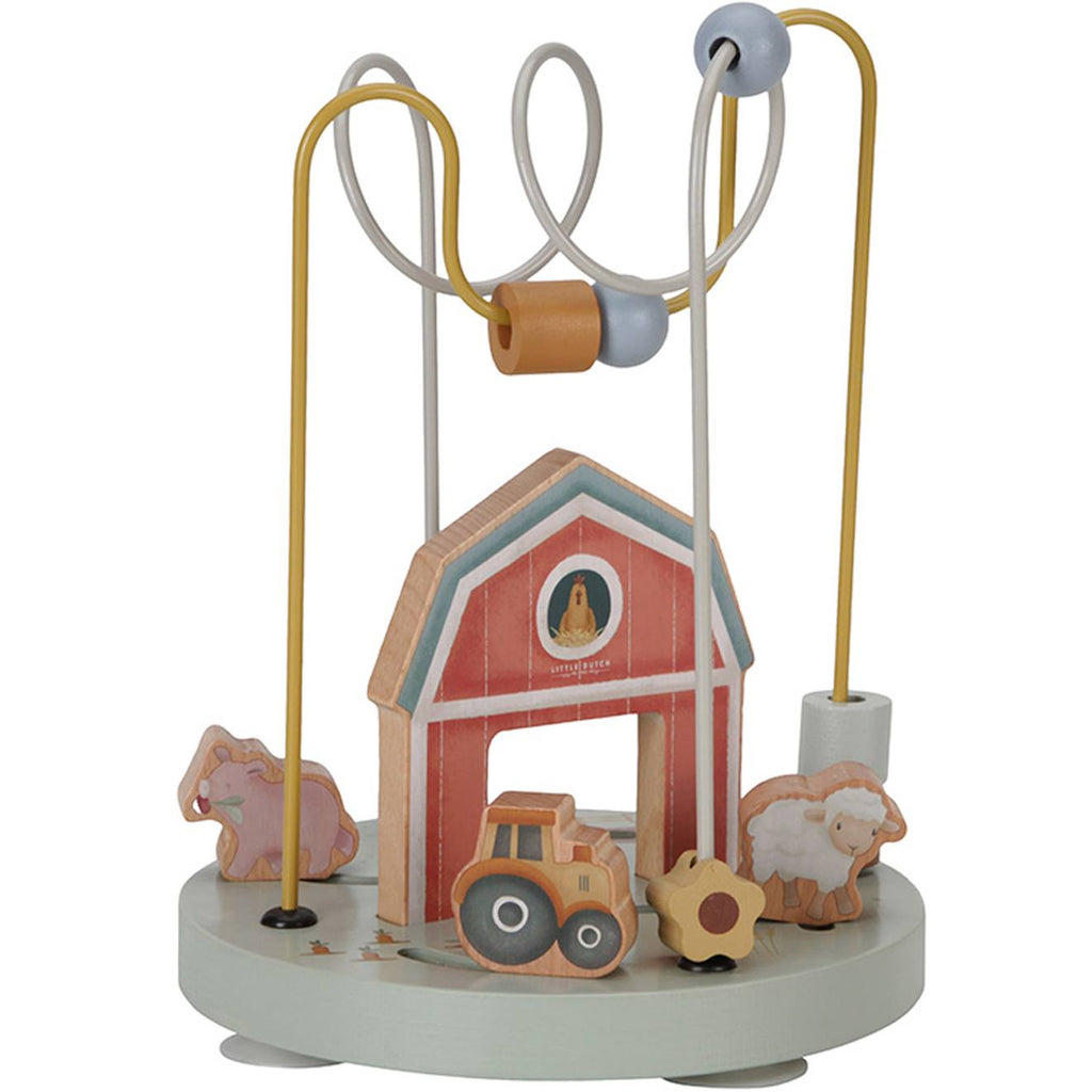 Boulier spirale d'activité little farm vert