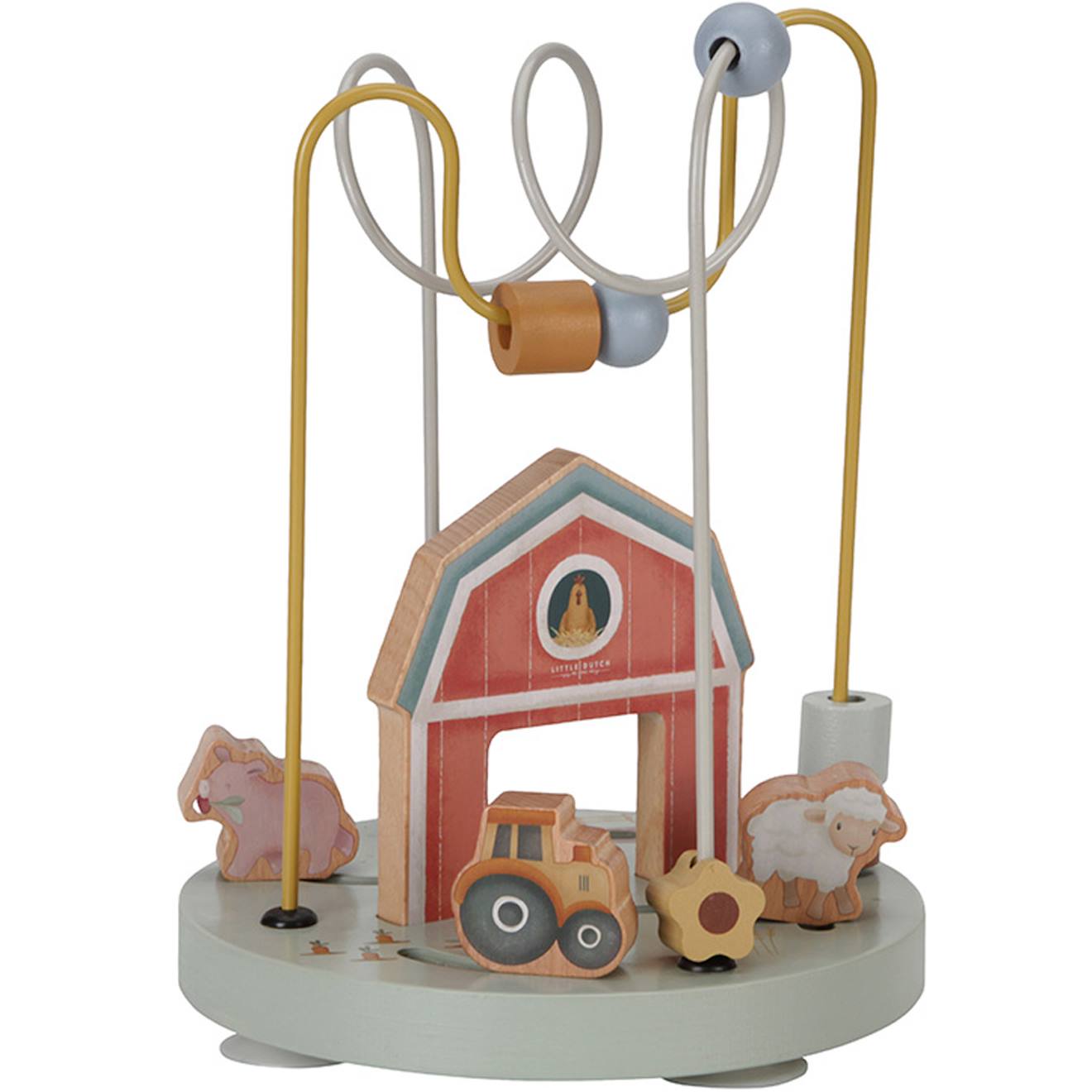 Boulier spirale d'activité little farm vert