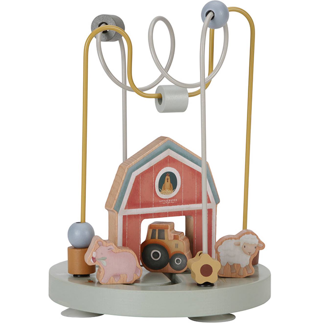 Boulier spirale d'activité little farm vert