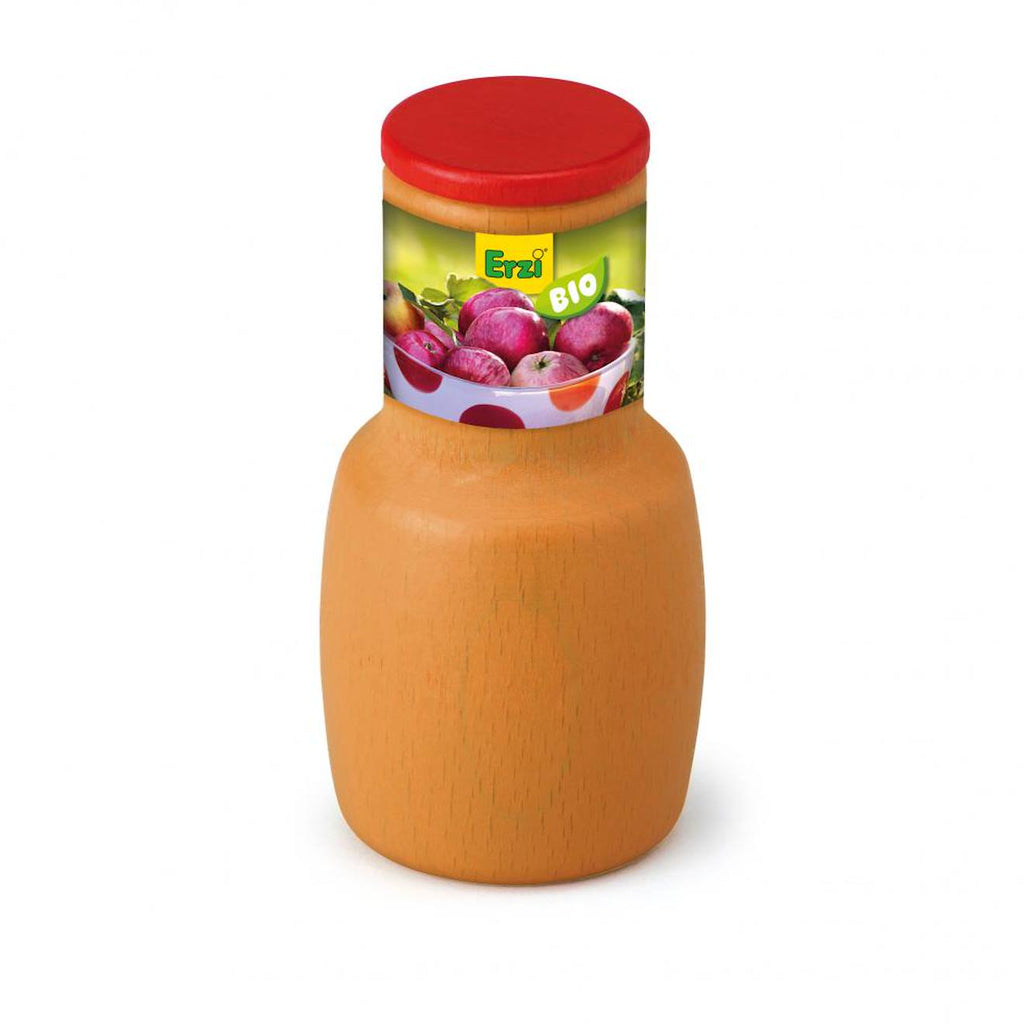 Bouteille de jus de pomme orangé