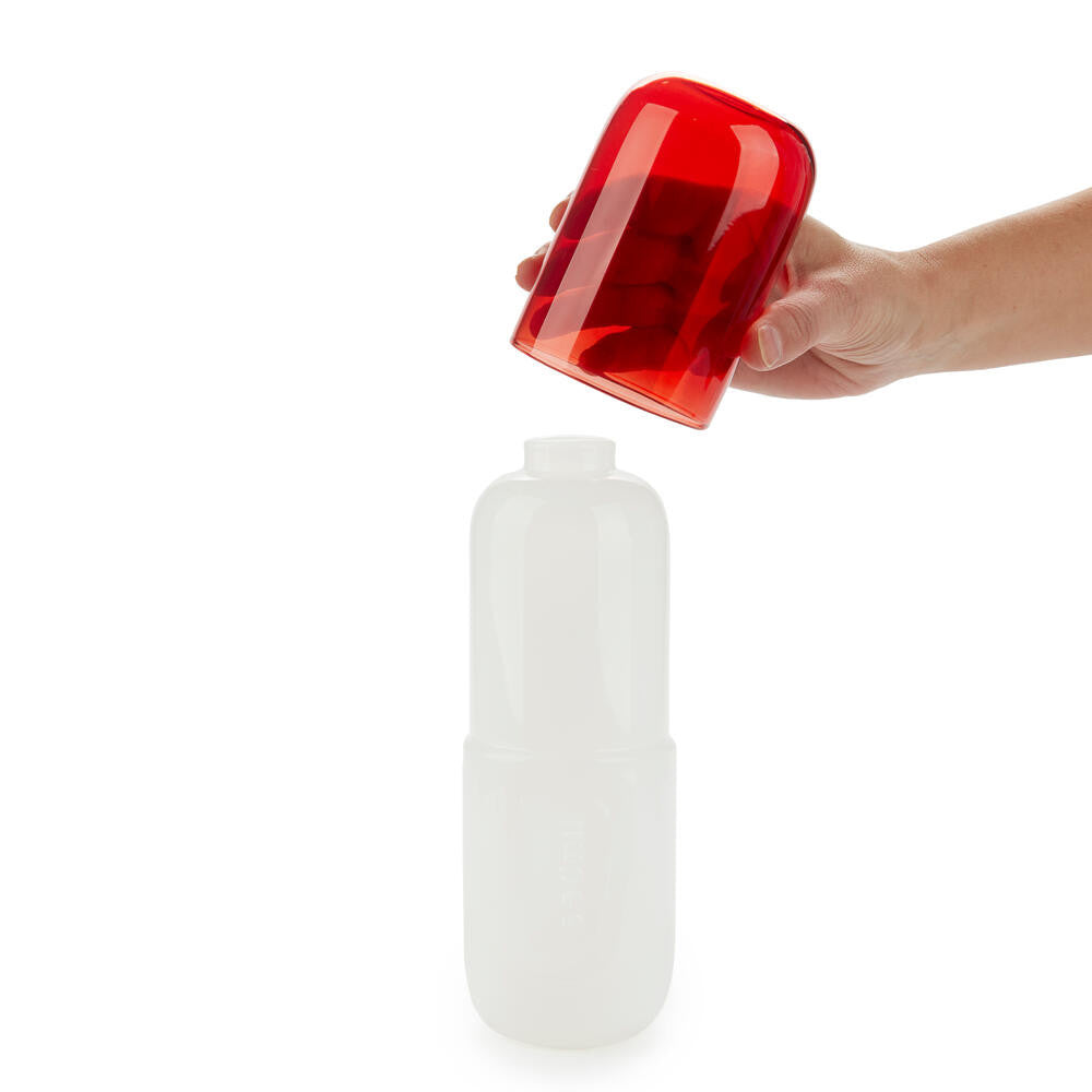 Bouteille et Verre Pilule - Gourde Personnalisée