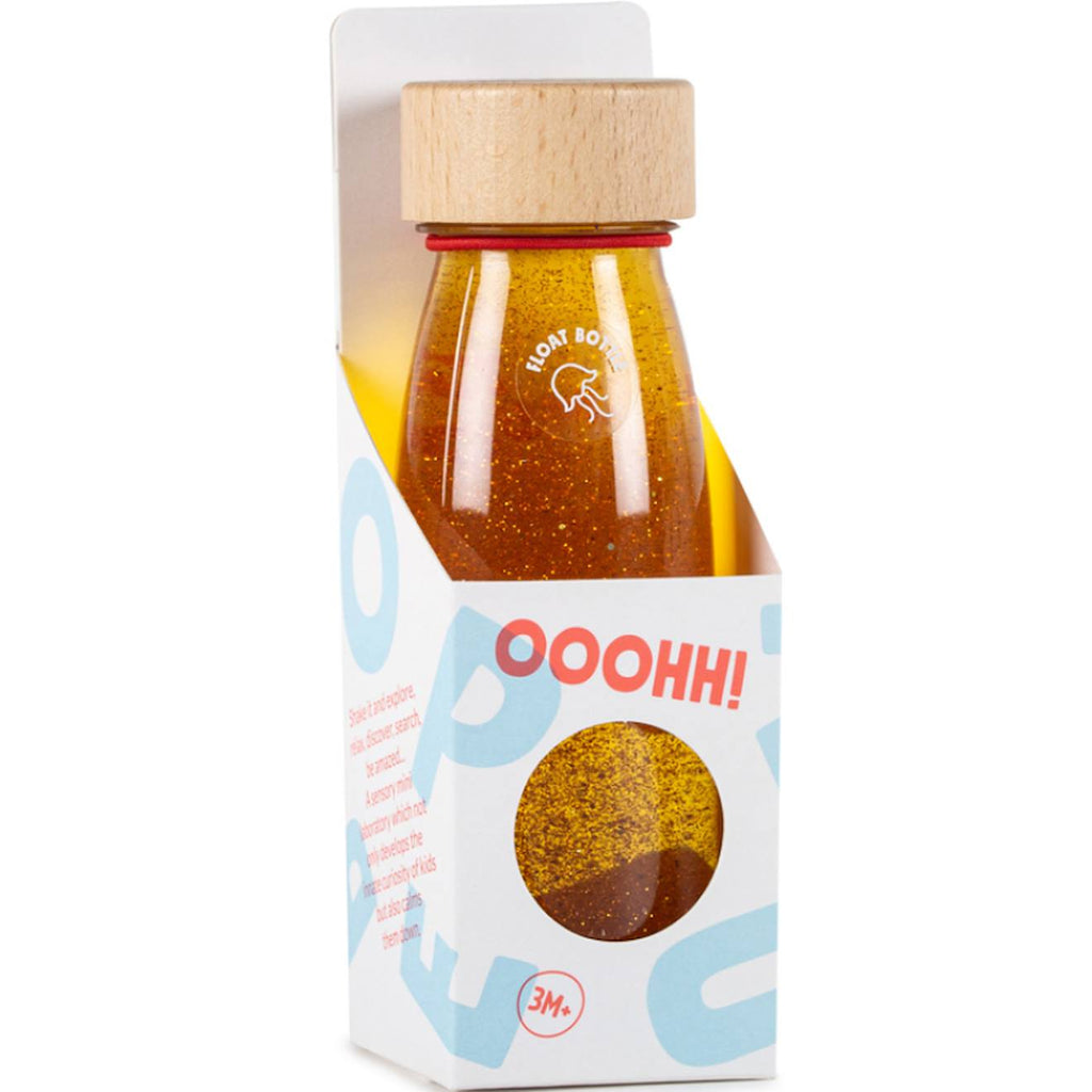 Bouteille sensorielle float curcuma jaune