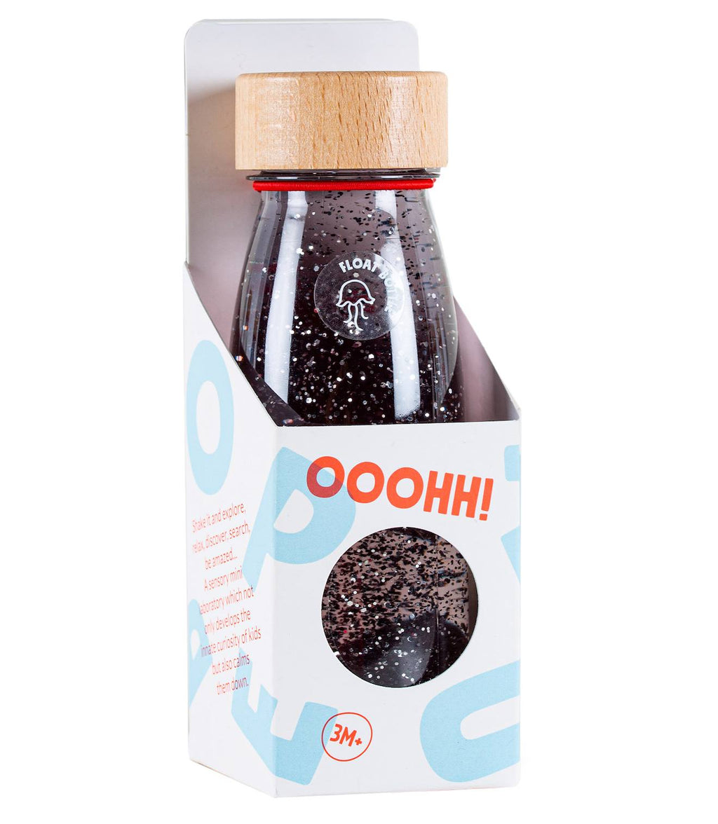 Bouteille sensorielle float noir