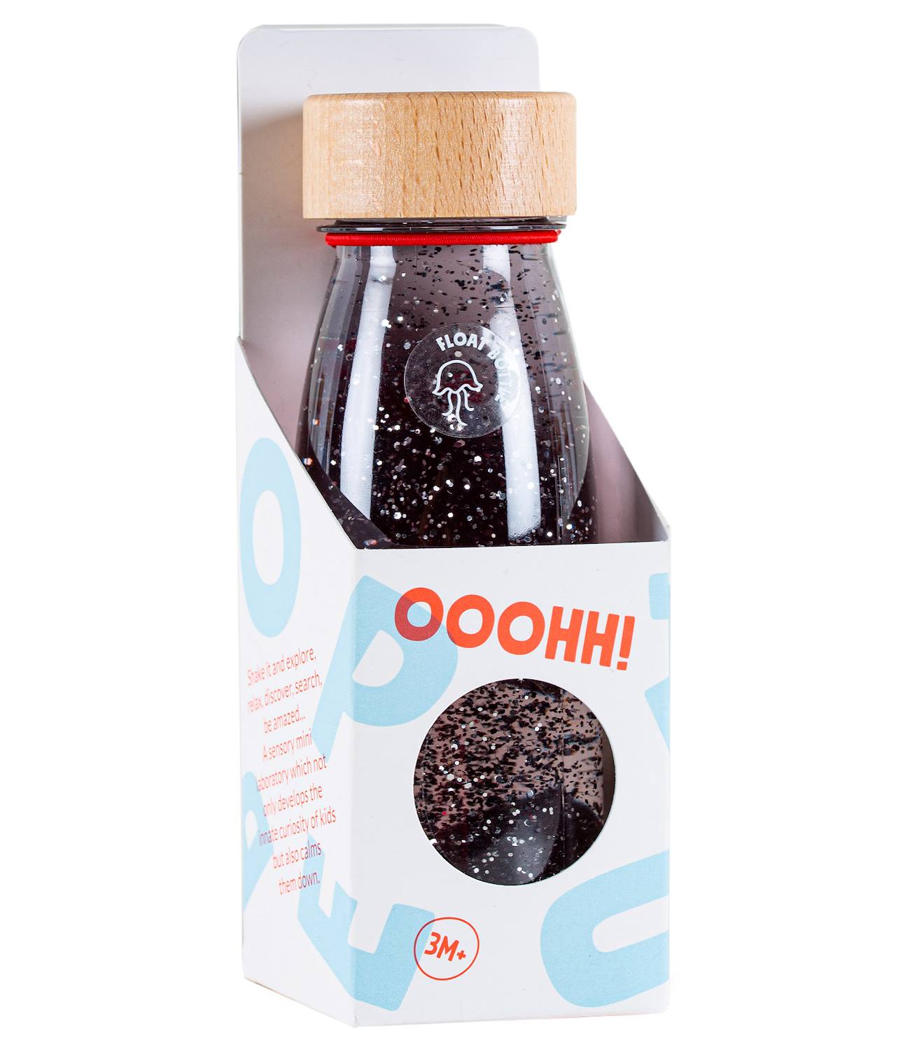 Bouteille sensorielle float noir