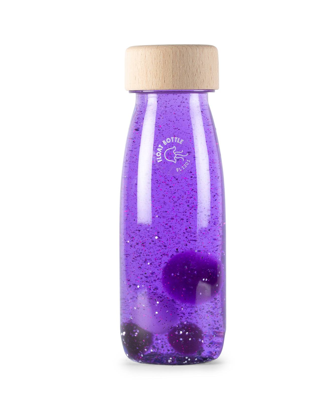 Bouteille sensorielle float violet rose