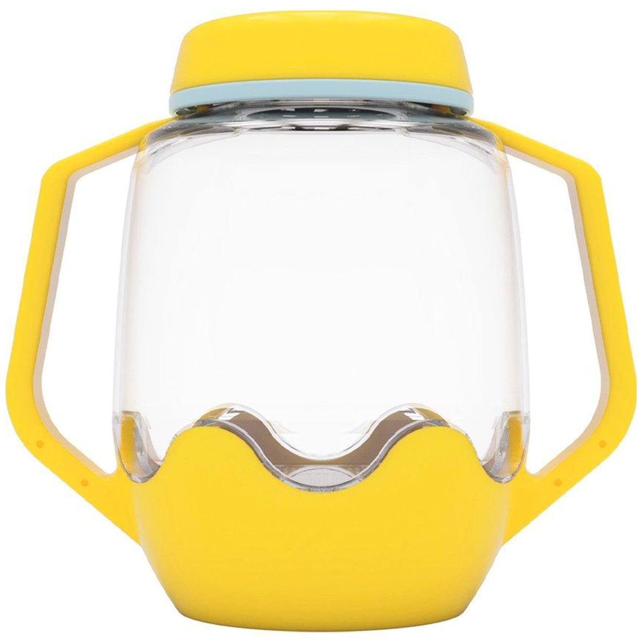 Bouteille sensorielle lumineuse jaune